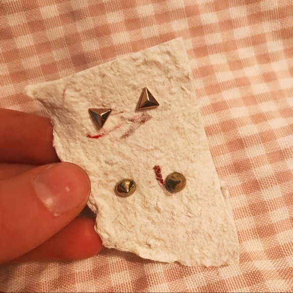 Geometric earrings - Picture 1 of 2